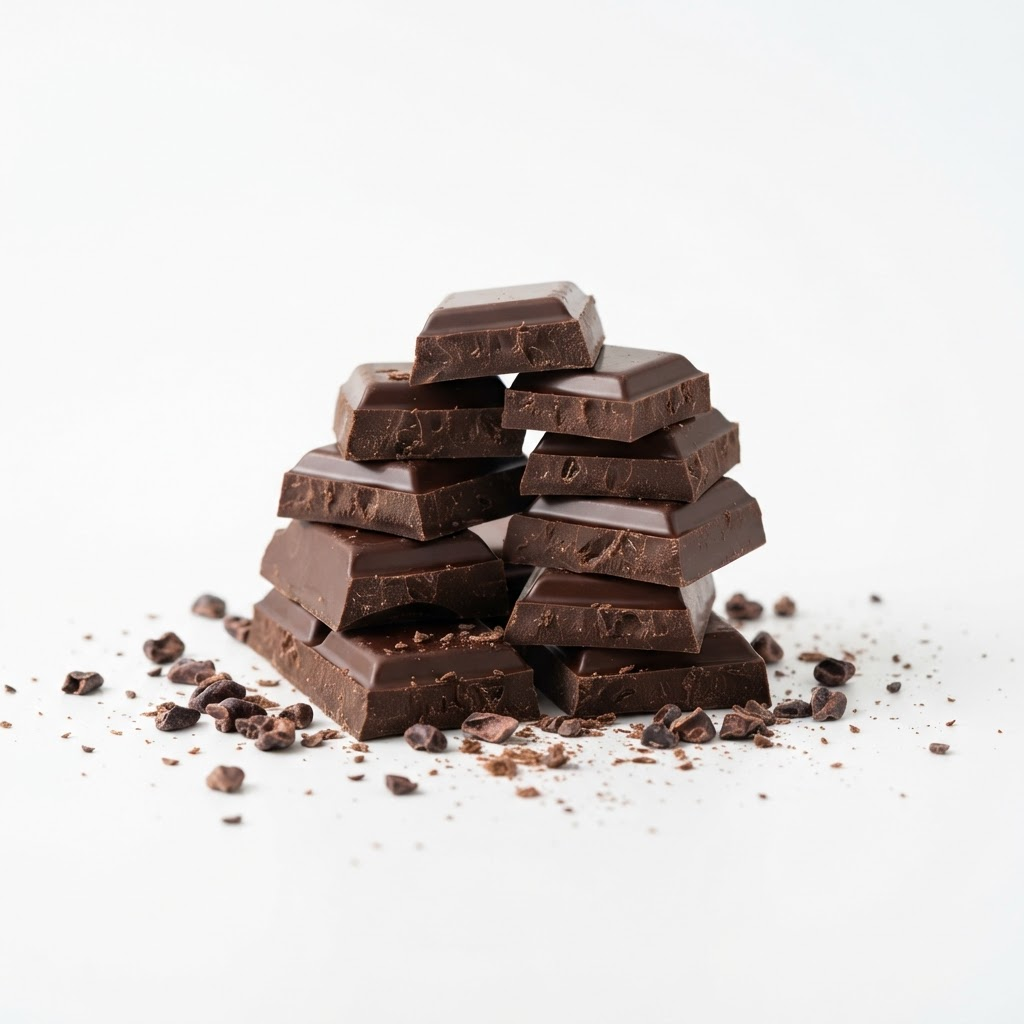 Mujer chocolatera vertiendo chocolate fundido en moldes en la planta de Guapi