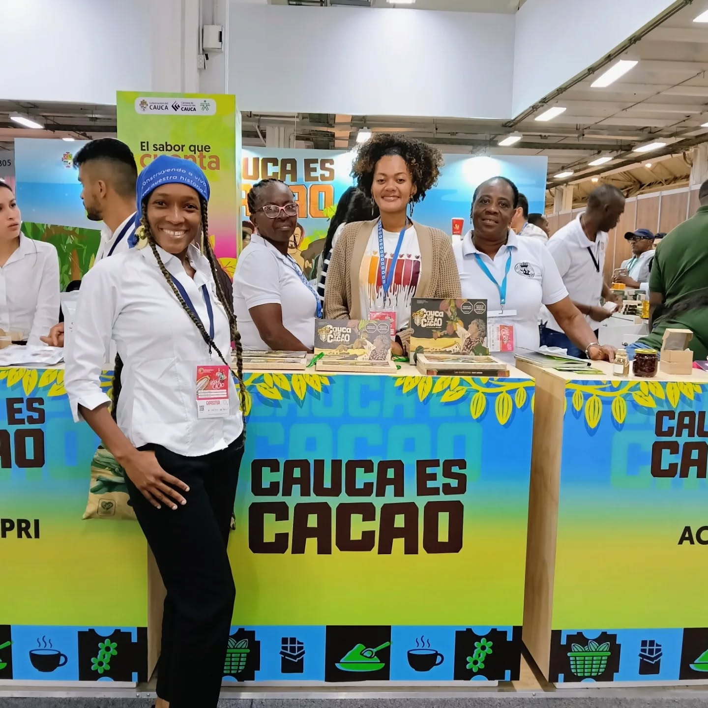 Cauca es Cacao stand